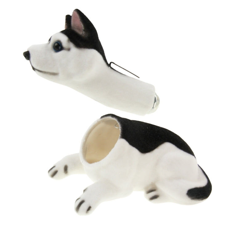 Adorabile cane Husky che annuisce per la decorazione dell'auto, Husky