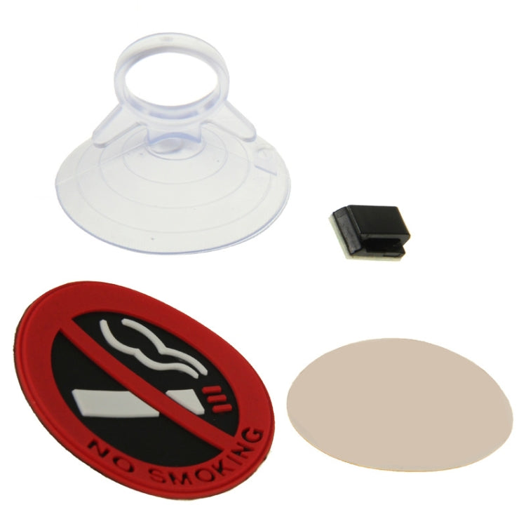 3 adesivi per decorazione auto, cartello vietato fumare, dimensioni: 5x5 cm, No Smoking