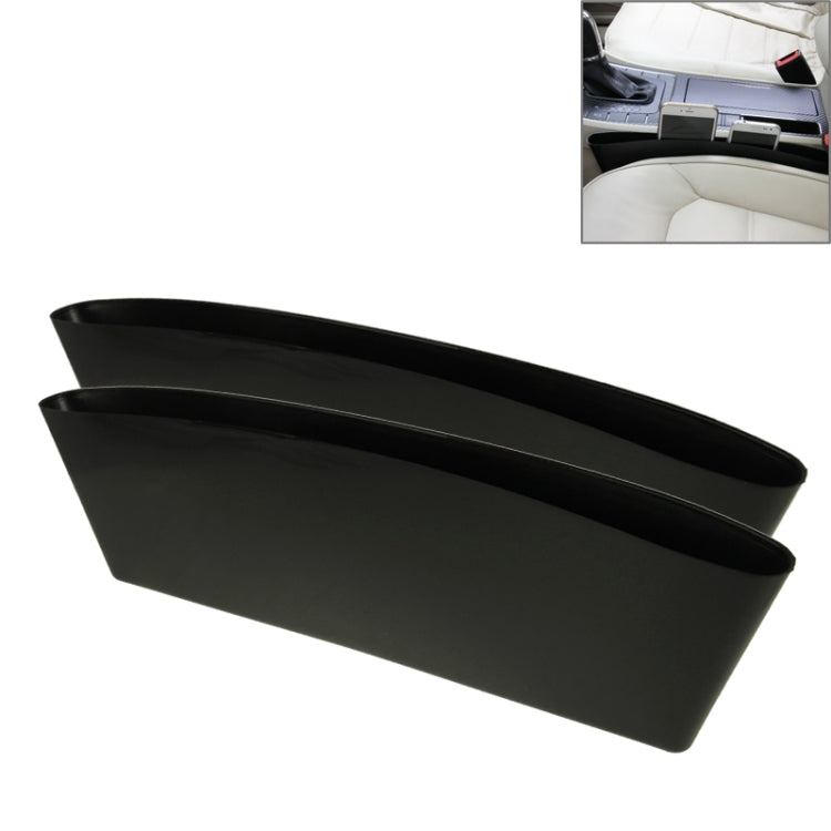 Organizer per spazi vuoti per seggiolino auto da 2 pezzi, Black, Coffee