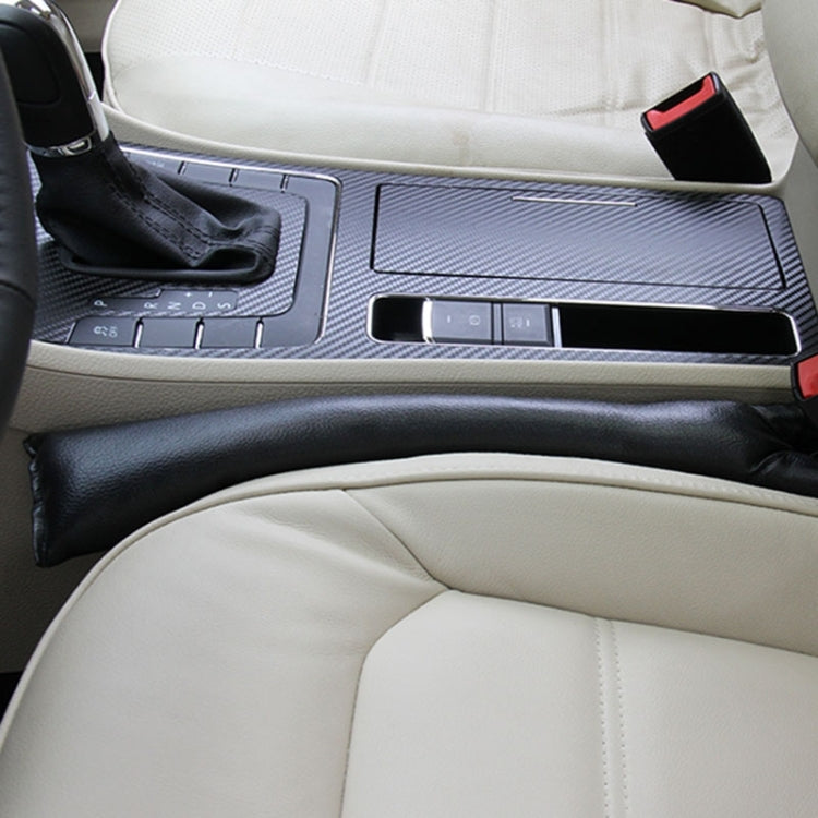 Riempitore per spazi vuoti per seggiolino auto in pelle da 2 pezzi, dimensioni: 45x7x4,5 cm