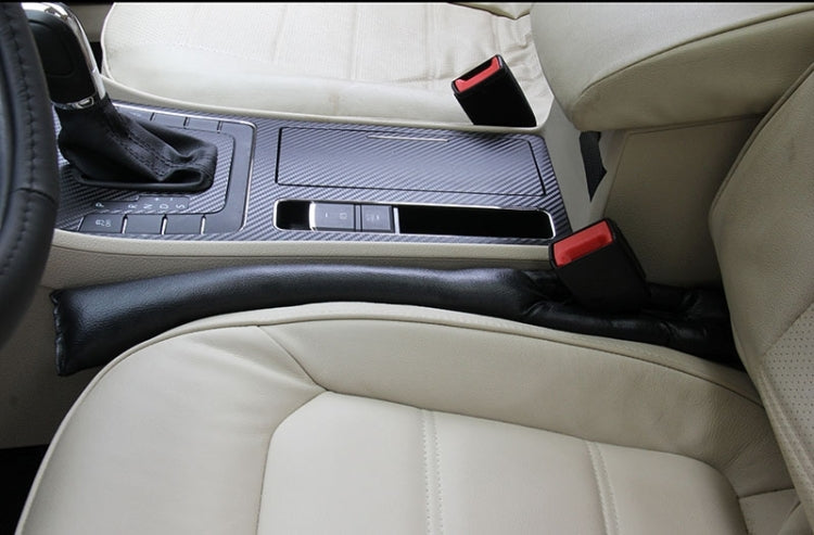Riempitore per spazi vuoti per seggiolino auto in pelle da 2 pezzi, dimensioni: 45x7x4,5 cm