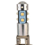 Fendinebbia per auto H3 50W 600LM 5500K Luce bianca 10 SMD-2828-LEDs, Corrente costante, DC12-24V, H3