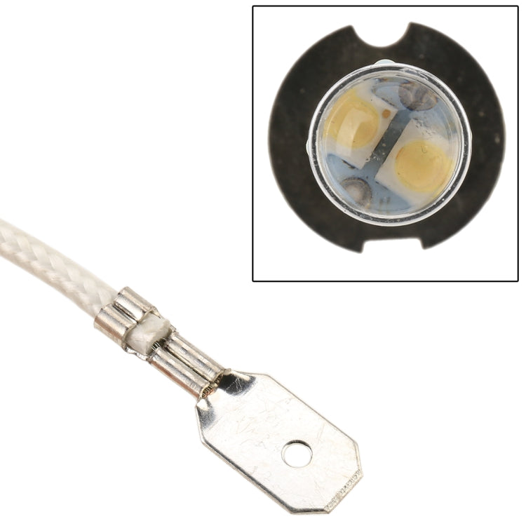 Fendinebbia per auto H3 50W 600LM 5500K Luce bianca 10 SMD-2828-LEDs, Corrente costante, DC12-24V, H3