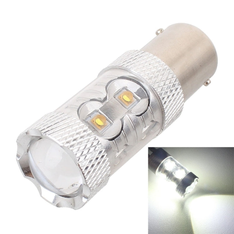 1156/BA15S 50W 750LM 6500K Luce bianca 10-3535-LEDs Luce di backup per auto, Corrente costante, DC12-24V, 1156 50W