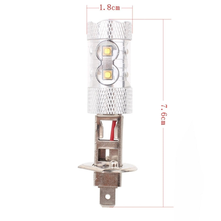 Fendinebbia per auto H1 50W 750LM 6500K luce bianca 10-3535-LED, corrente costante, DC12-24V, H1