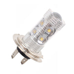 Fendinebbia per auto H7 50W 750LM 6500K luce bianca 10-3535-LED, corrente costante, DC12-24V, H7 50W