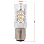 1157/BAY15D 80W 800LM 6500K Luce bianca 16-3535-LEDs Luce freno per auto, Corrente costante, DC12-24V, 1157  80W
