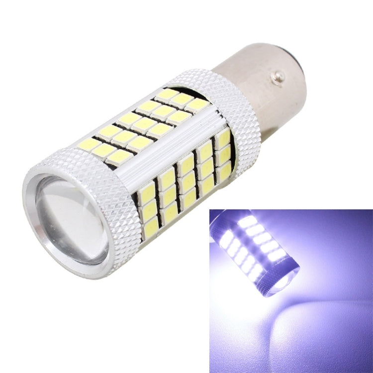 2 PZ 1157/BAY15D 12.6W 630LM 6500K Luce bianca 2835 SMD 66 LED Luce freno/sterzo per auto, DC12V, 1157