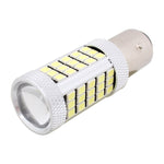 2 PZ 1157/BAY15D 12.6W 630LM 6500K Luce bianca 2835 SMD 66 LED Luce freno/sterzo per auto, DC12V, 1157