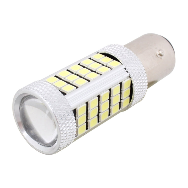 2 PZ 1157/BAY15D 12.6W 630LM 6500K Luce bianca 2835 SMD 66 LED Luce freno/sterzo per auto, DC12V, 1157