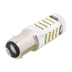 2 PZ 1157/BAY15D 12.6W 630LM 6500K Luce bianca 2835 SMD 66 LED Luce freno/sterzo per auto, DC12V, 1157