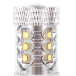 Fendinebbia per auto H7 80W 800LM 6500K luce bianca 16-3535-LED, corrente costante, DC12-24V, H7