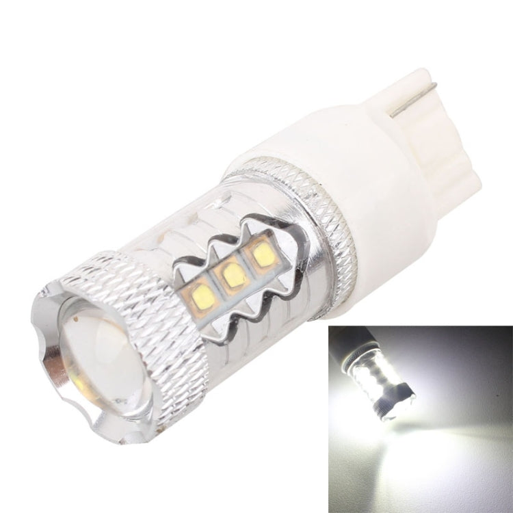 T20/7440 Filo singolo 80W 800LM 6500K Luce bianca 16-3535-LED Fendinebbia per auto, Corrente costante, DC12-24V, T20