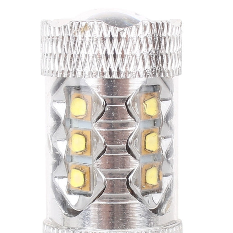 T20/7440 Filo singolo 80W 800LM 6500K Luce bianca 16-3535-LED Fendinebbia per auto, Corrente costante, DC12-24V, T20