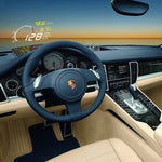 X3 Bluetooth 5,5 pollici Auto OBDII / EUOBD HUD Sistema di sicurezza Head Up Display montato sul veicolo, supporta velocità e consumo di carburante, allarme di velocità eccessiva, temperatura dell'acqua, ecc., X3 5.5 inch
