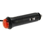 Cavo caricabatterie adattatore di alimentazione bus per camion per auto da 5,5 x 2,1 mm 12V 3A con interruttore, 5.5 x 2.1mm