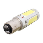 2 PZ 1157/BAY15D 1250LM 20 W + 5 W 5 x COB LED Lampadina luce freno auto a luce bianca, DC 12-24 V, 1157