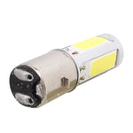 BA20D 1250LM 20W + 5W 5 x COB LED Lampadina luce freno moto a luce bianca, DC 12V, 20W + 5W 1250LM