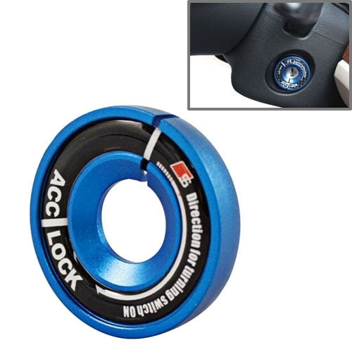 Portachiavi di accensione in lega di alluminio per AUDI A1 e A3 e A4L e TT, VW, POLO, diametro interno: circa 14 cm, consegna colore casuale, For AUDI A1 & A3 & A4L & TT, VW, POLO