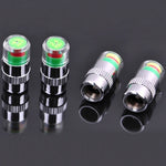 Tappo a vite per rilevamento della pressione dei pneumatici da 4 pezzi da 2,4 bar, Tire Pressure Detection Screw Cap