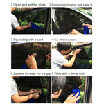 2 adesivi elettrostatici per protezione UV per styling auto, UV Protection