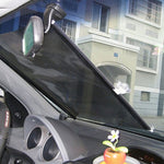 Parasole retrattile per finestrino dell'auto per parabrezza anteriore dell'automobile, dimensioni: 125 cm x 58 cm, consegna colore casuale, 125cm x 58cm