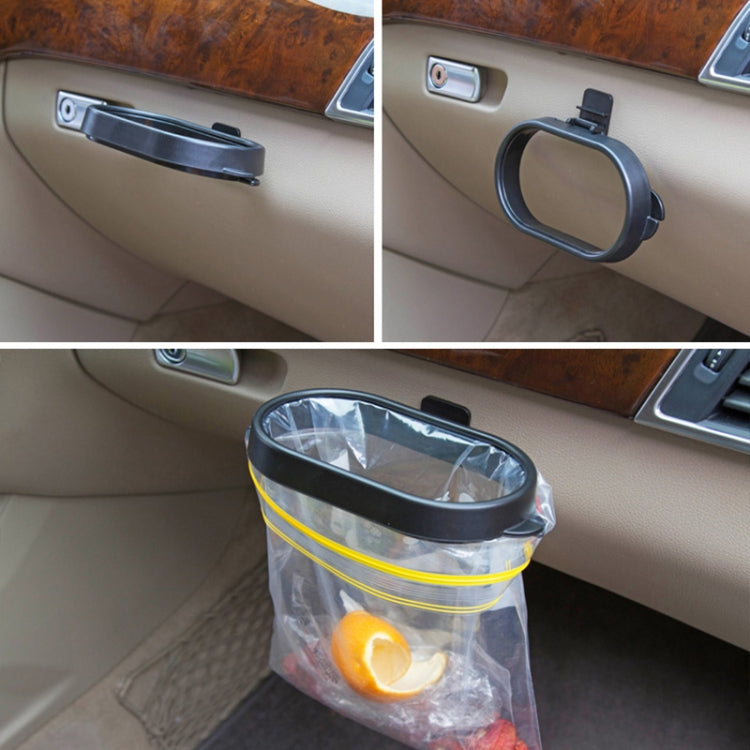 Portaoggetti portatile per secchio di stoccaggio per portasacchetti per spazzatura per auto, Car Rubbish Bag Holder