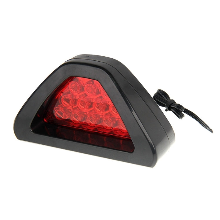 Luce freno di avvertimento posteriore a 12 LED per auto DC 12V, 12-LED Red Light, White Light