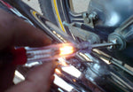 Strumenti di riparazione per rilevamento automatico Penna a coccodrillo per tensione auto DC 6-24 Volt Tester per circuiti, STDZ-525-C