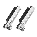 2 lampadine a LED da 8 pezzi, luci decorative per auto alimentate dal vento, Blue LED, White LED