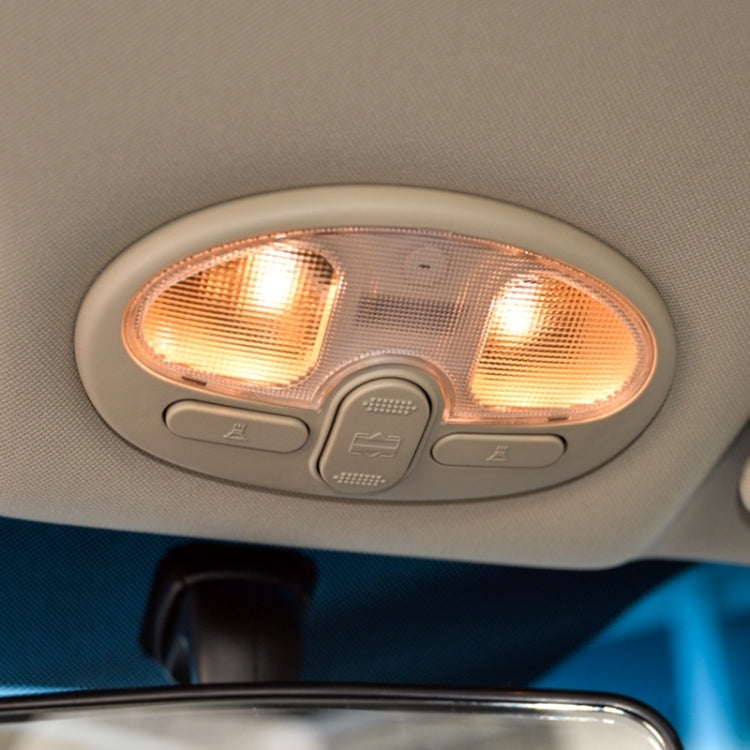 2 luci da lettura per lampadine per auto a 6 LED super bianche da 31 mm, 31mm