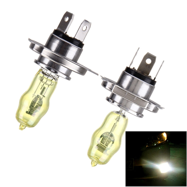 Lampadine H4 Xenon di colore giallo puro, 12V 100/90W, H4 100/90W