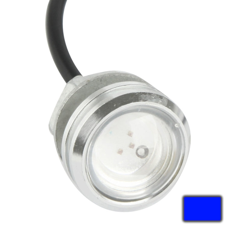 Luce LED Eagle Eye Light da 3 W impermeabile per veicoli, lunghezza cavo: 60 cm, Green, Red, White, Warm White, 蓝光
