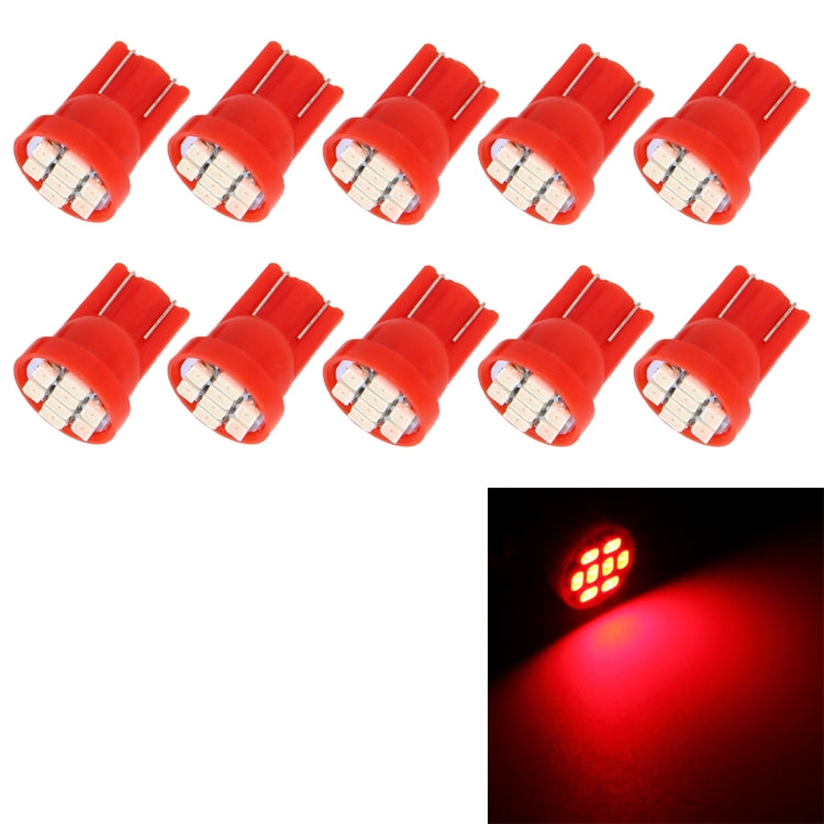 10 lampadine di segnalazione per auto T10 8 LED