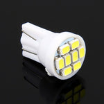 10 lampadine di segnalazione per auto T10 8 LED