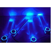 Lampada decorativa per cruscotto a LED a luce blu con illuminazione per auto 4X, Car LED Dash Decoration Lamp