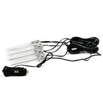 Lampada decorativa per cruscotto a LED a luce blu con illuminazione per auto 4X, Car LED Dash Decoration Lamp