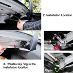 Dispositivo a molla di sollevamento automatico regolabile del coperchio del bagagliaio dell'auto da 2 pezzi, Car Trunk Lid Lifting Spring Device