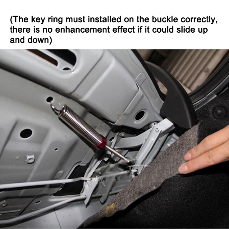 Dispositivo a molla di sollevamento automatico regolabile del coperchio del bagagliaio dell'auto da 2 pezzi, Car Trunk Lid Lifting Spring Device