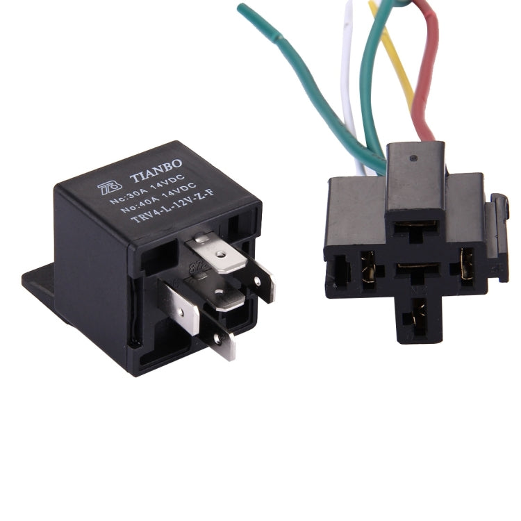 Relè elettrico per auto, 12V 40A, 12V 40A