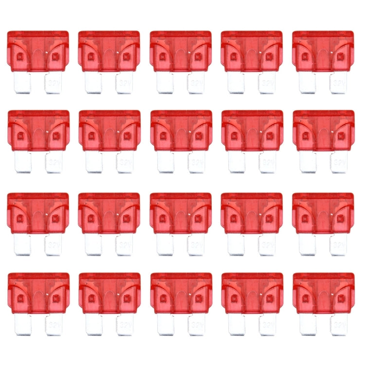 Fusibile mini lama automatico da 100 pezzi (30 A), CC 12 V, 25A Transparent, 10A Red, 15A Blue, 20A, 30A