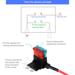 Adattatore TAP Add-A-Circuit Portafusibile automatico lama ATM APM (dimensione media), Medium Size