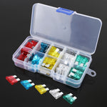 Set di 50 fusibili a lama 10A / 15A / 20A / 25A / 30A per autoveicoli, 50 PCS