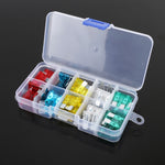 Set di 50 fusibili a lama 10A / 15A / 20A / 25A / 30A per autoveicoli, 50 PCS