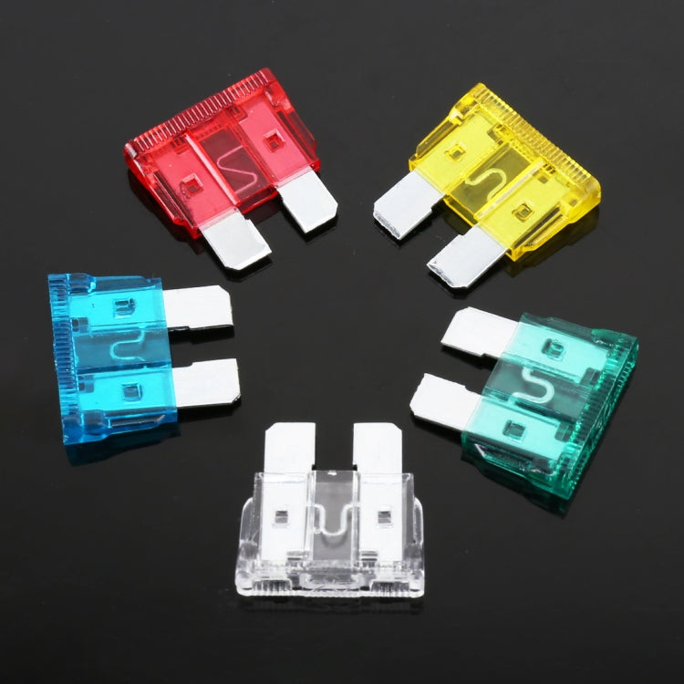 Set di 50 fusibili a lama 10A / 15A / 20A / 25A / 30A per autoveicoli, 50 PCS