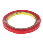 Nastro biadesivo universale trasparente, larghezza: 0,8 cm, lunghezza: 2 m, 0.8cm