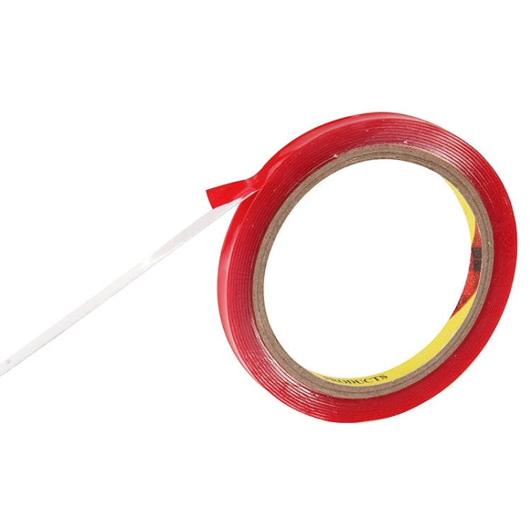 Nastro biadesivo universale trasparente, larghezza: 0,8 cm, lunghezza: 2 m, 0.8cm