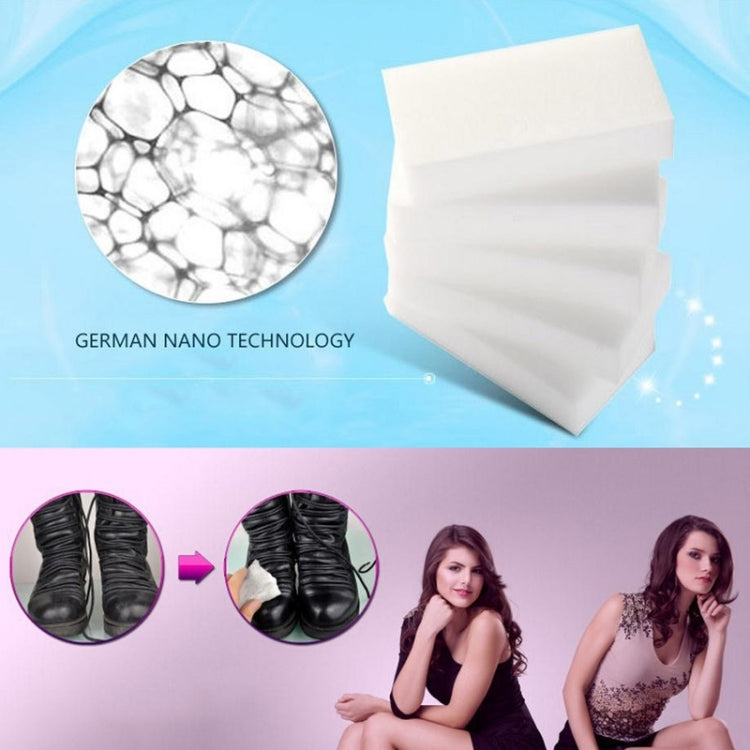 Spugna per pulizia nanometrica magica con forte decontaminazione, dimensioni: 10 cm x 6 cm x 2 cm, Nanometer Cleaning Sponge