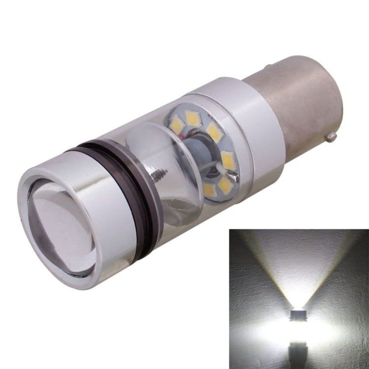 1156 850LM BA15S 100W LED Lampadina per indicatori di direzione posteriori/anteriori per auto, DC 12-24V, 1156