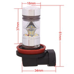 H11 850LM 100W LED Fendinebbia anteriore per auto/Luce di marcia diurna/Lampadina per fari, DC 12-24V, H11